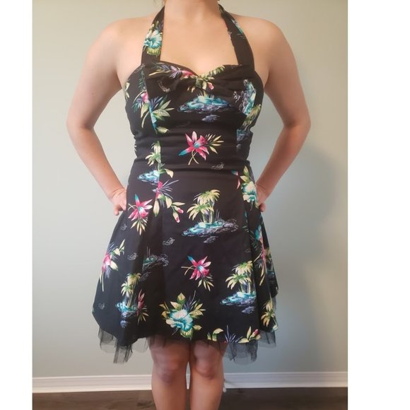 Hearts and Roses Dresses & Skirts - Hearts and Roses Pinup Floral Dress Rockabilly